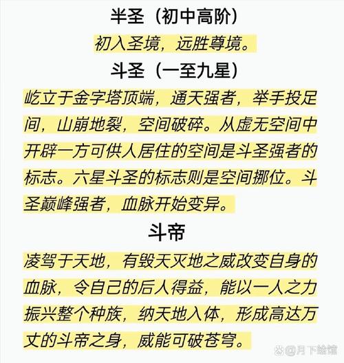 探秘<斗破苍穹>，斗者层级的精细划分与进阶秘诀