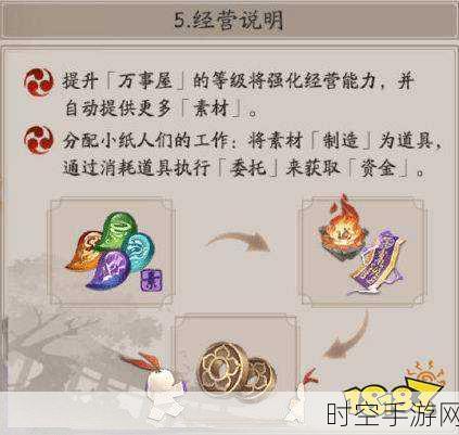 阴阳师万事屋，小纸人工作安排秘籍大公开