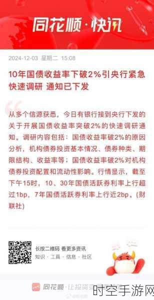 手游市场新动向，央行紧急调研，10年国债收益率下破2%或影响手游投资？