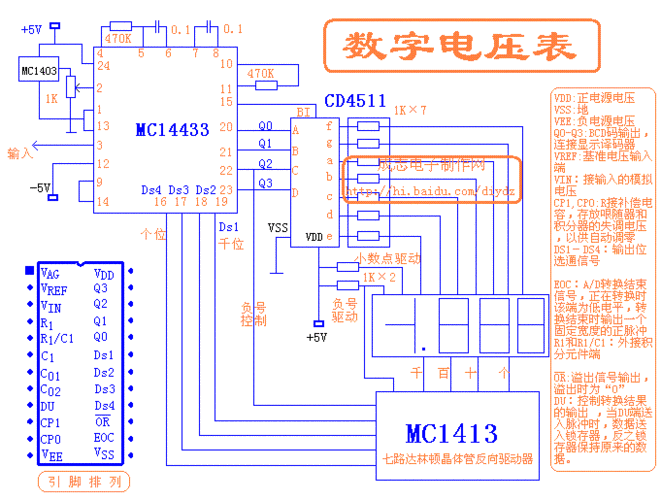 探索数字电压表，原理、作用与电路图全解析