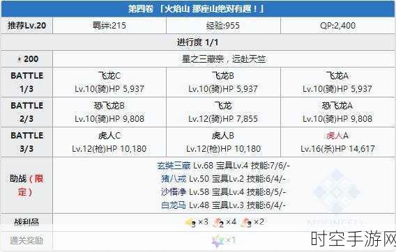 FGO三藏活动深度攻略，西游记关卡挑战全揭秘与敌方配置精析